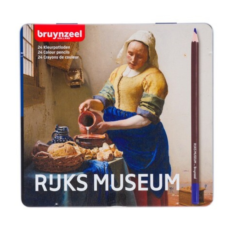 BRUYNZEEL DUTCH MASTERS 24PC COLOURED PENCILS SET