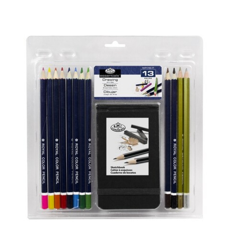 ESSENTIALS DRAWING PENCIL SET W/ SKETCHBOOK