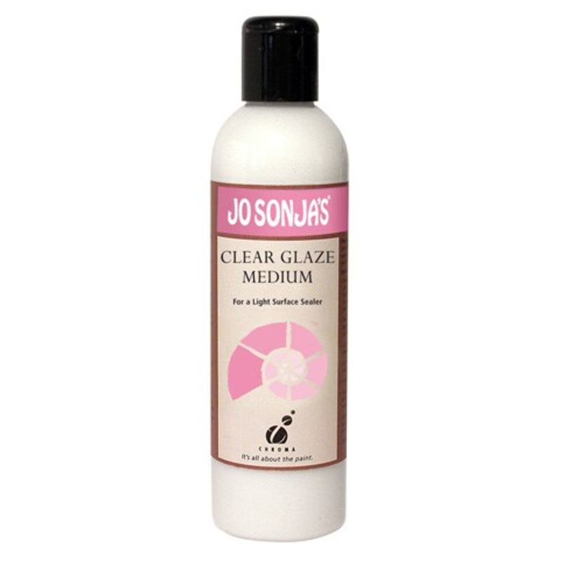 JO SONJA CLEAR GLAZE MEDIUM 8.4OZ