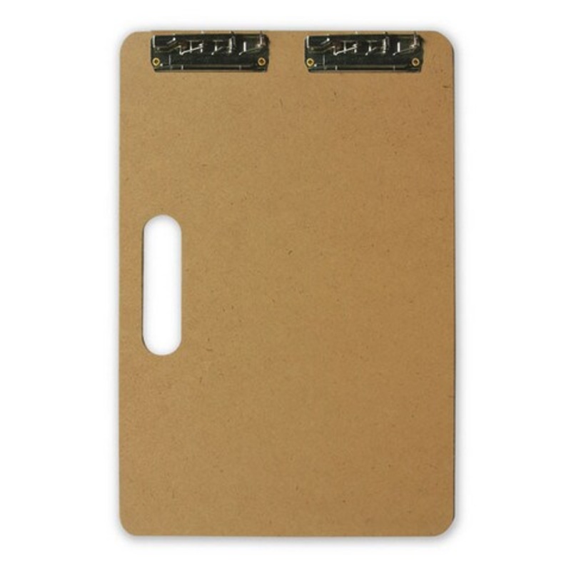 SKETCH / CLIPBOARD  5MM MASONITE W/LOW PROFILE CLIP 11X17