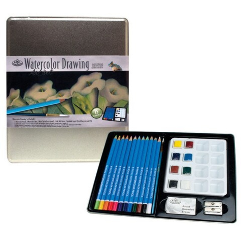 ROYAL STANDARD TIN ART SET WATERCOLOR DRAWING