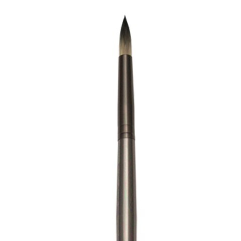 ZEN ACRYLIC SYNTHETIC BRISTLE LONG HANDLE BRUSH ROUND 4