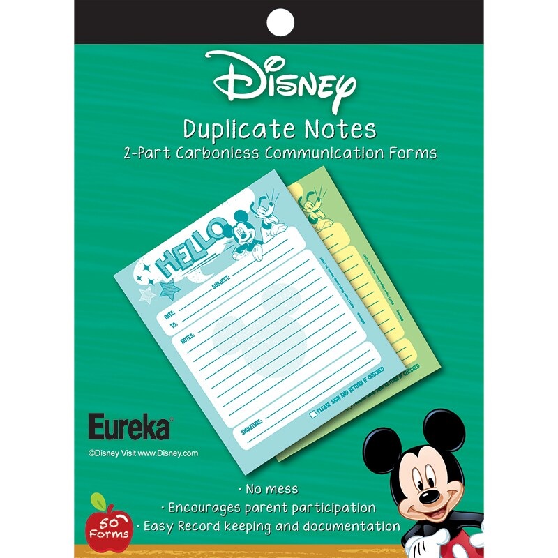 Mickey Hello Duplicate Notes, Pack of 50