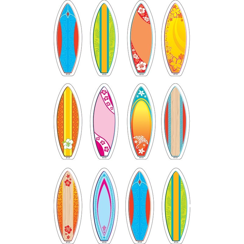 Surfboards Mini Accents, Pack of 36