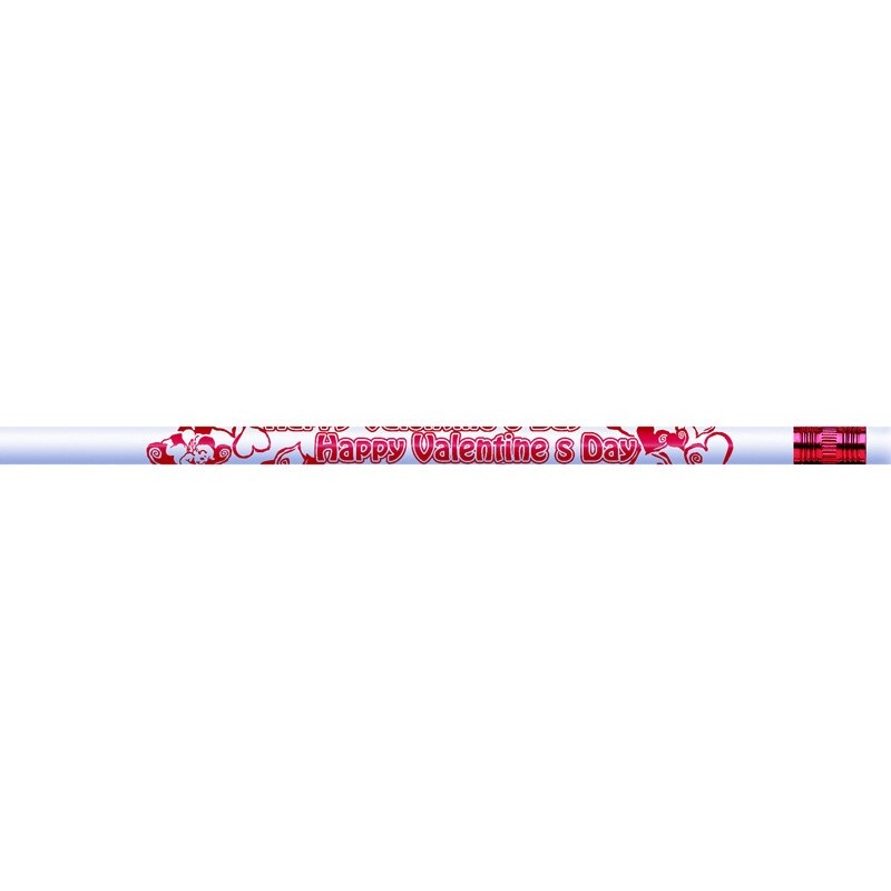 Pencils, Happy Valentines Day Assortment, 12 Per Pack, 12 Packs
