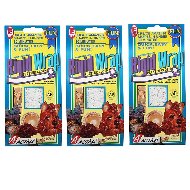 Rigid Wrap Plaster Cloth, 4″x 180