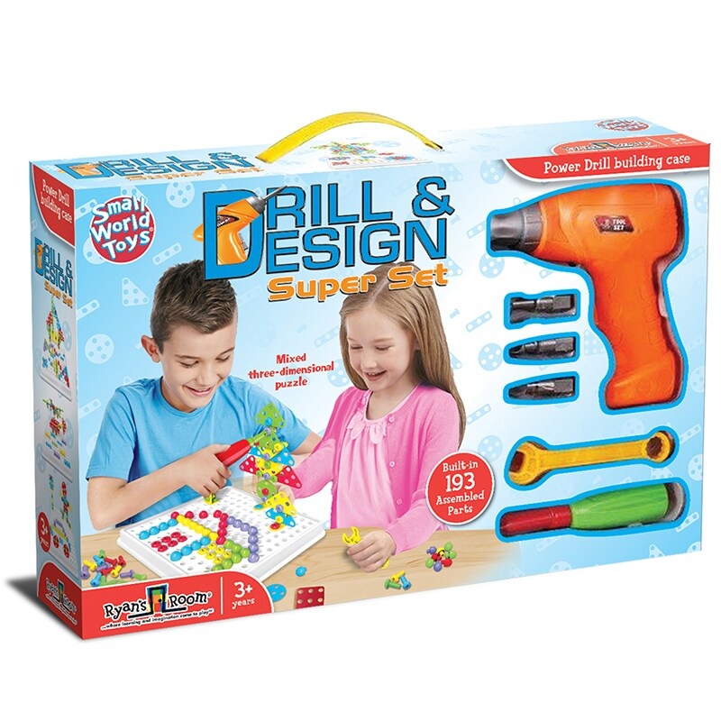 Drill & Design Super Set, 193 Pieces