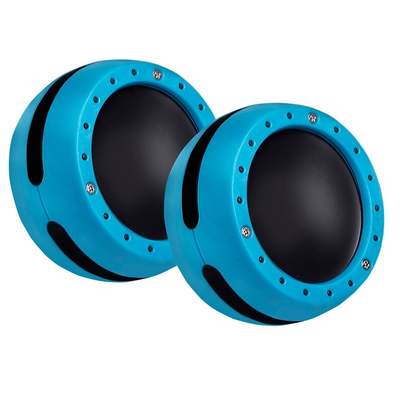 Drum Shaker, Blue, Pack of 2