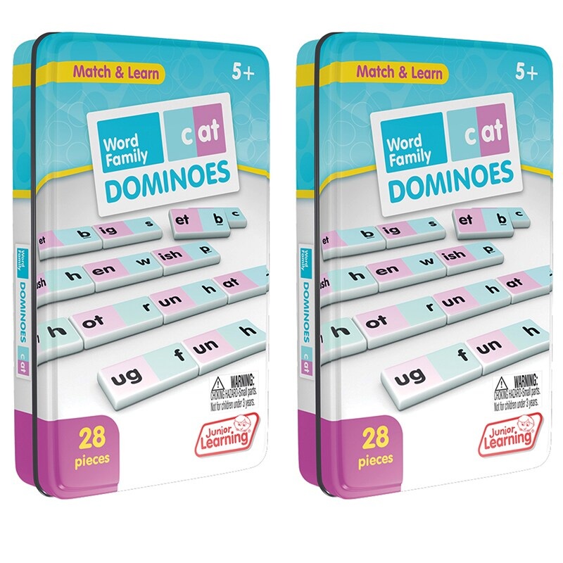 Word Family Dominoes, 2 Sets
