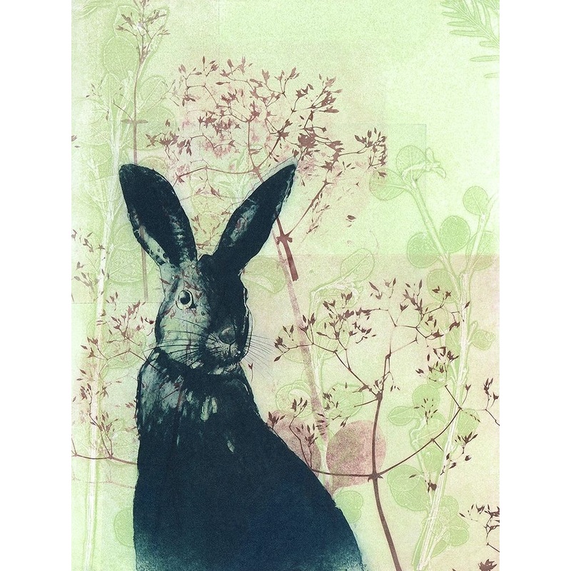 Wild Rabbit Poster Print by Trudy Rice # R1377D