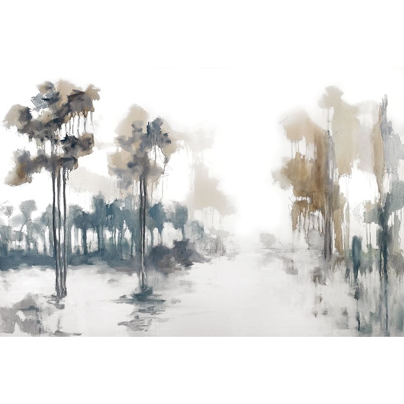 Back Roads And Flooded Fields Poster Print by Jacqueline Ellens # POD60947