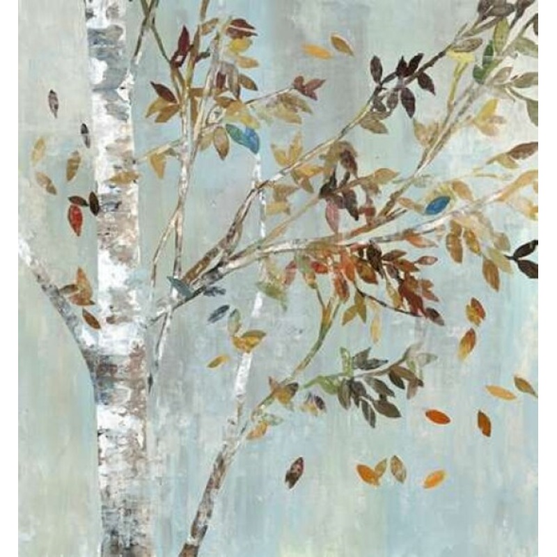 Birch with Leaves I Poster Print by Allison Pearce