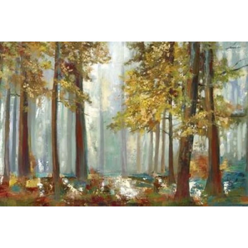 Upon the Leaves Poster Print by Allison Pearce