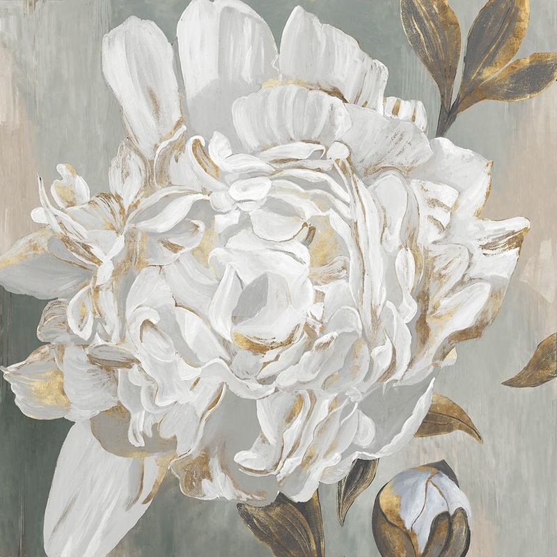White Foliole Poster Print by Penelope Duchesne # PN006A