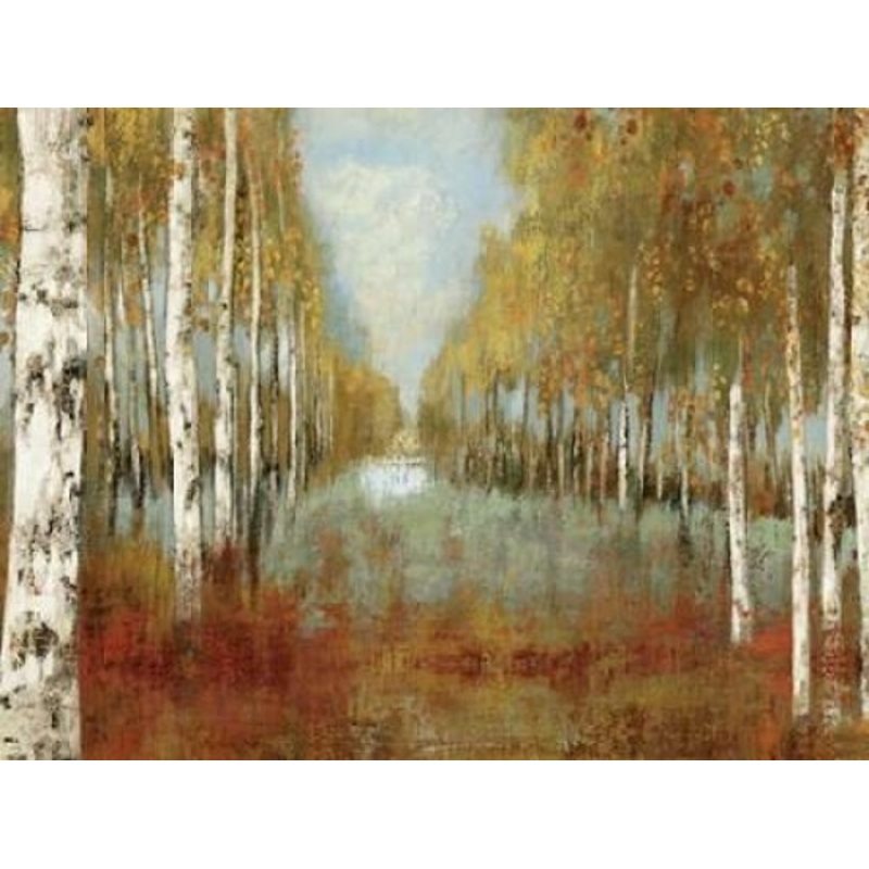 Along the Path I Oversize Poster Print by Allison Pearce