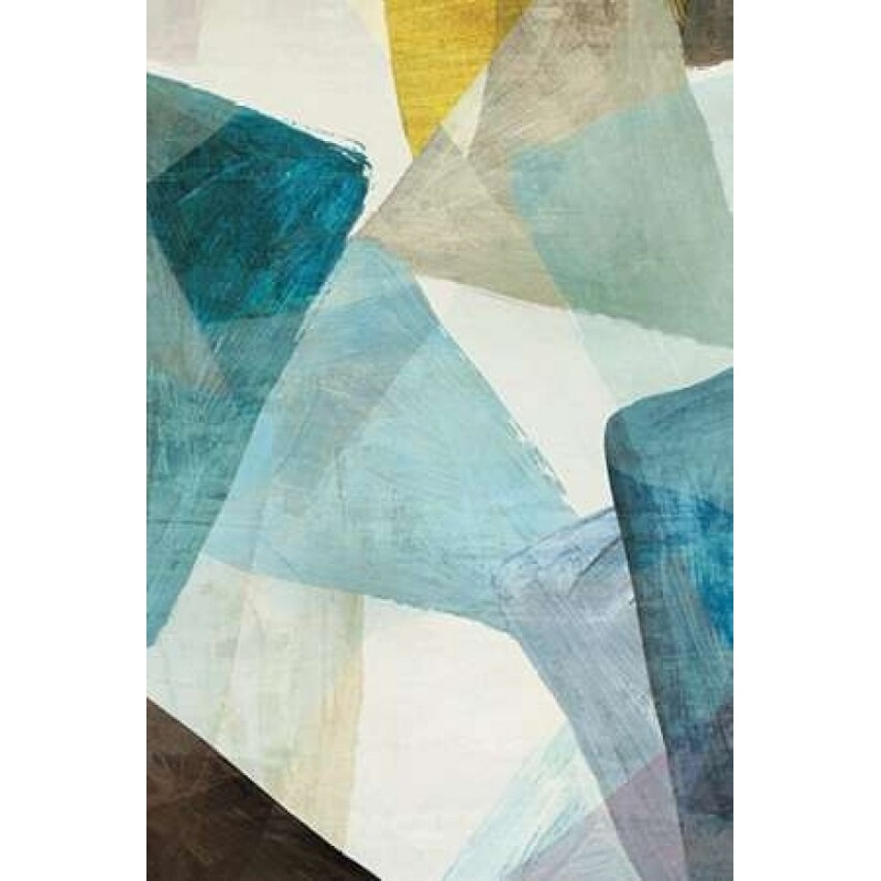 Blue Geometric I Poster Print by PI Studio