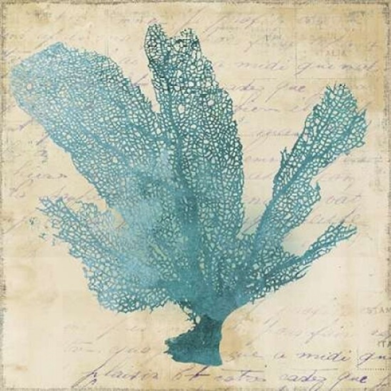 Blue Coral I Poster Print by PI Studio
