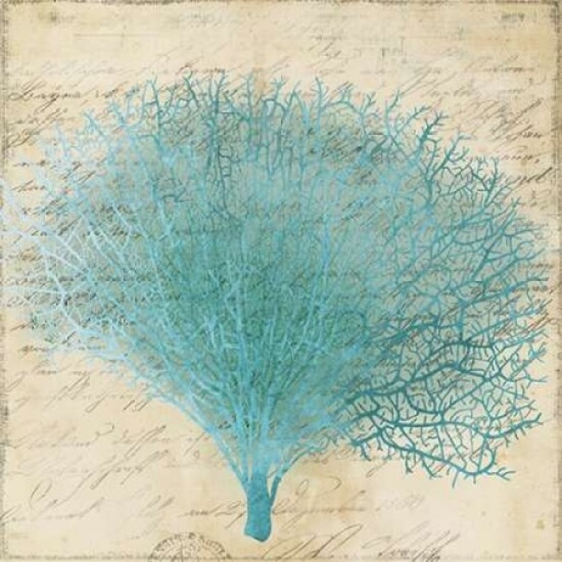Blue Coral III Poster Print by PI Studio
