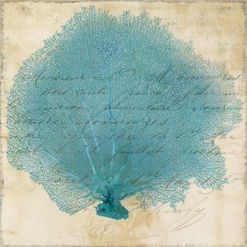 Blue Coral IV Poster Print by PI Studio