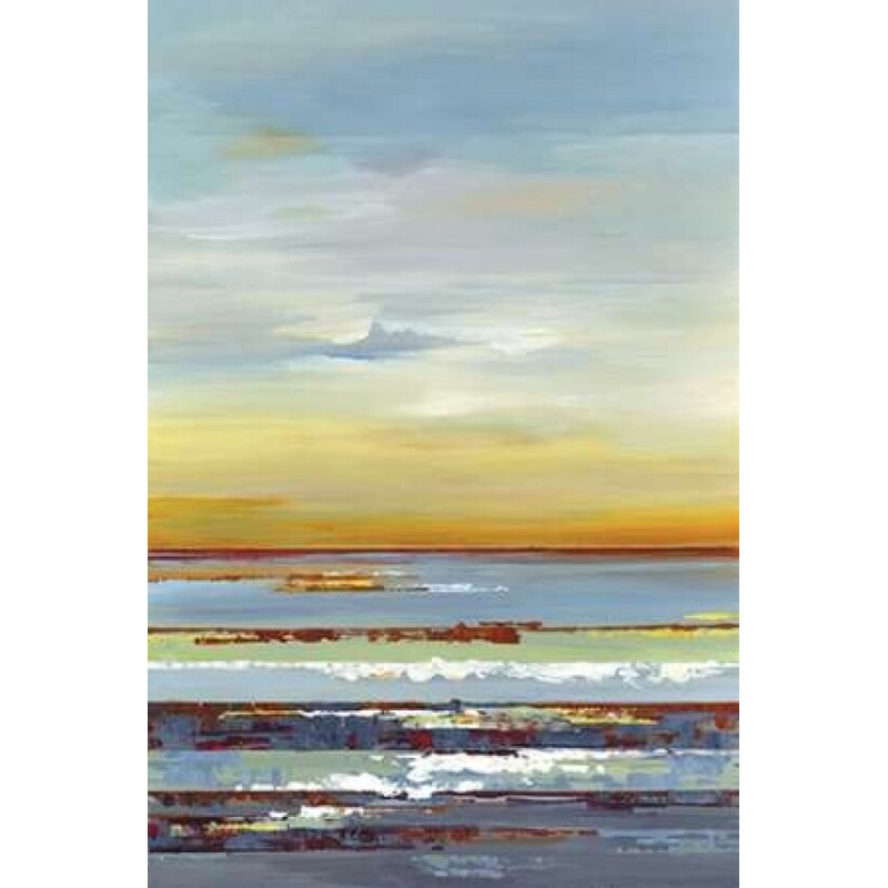 Amber Horizon Poster Print by Lera