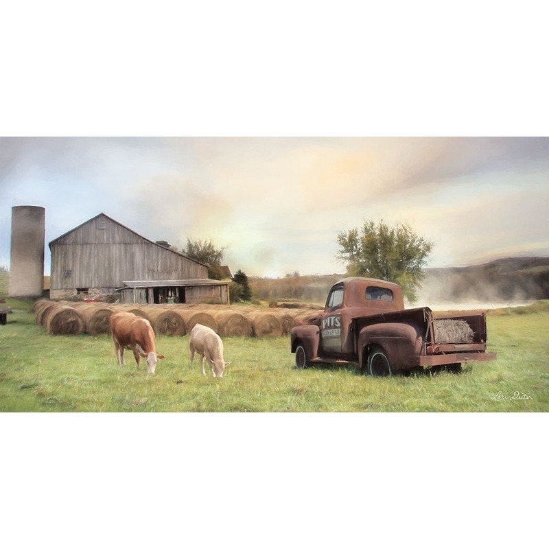 Tioga County Farmland Poster Print by Lori Deiter # LD1817