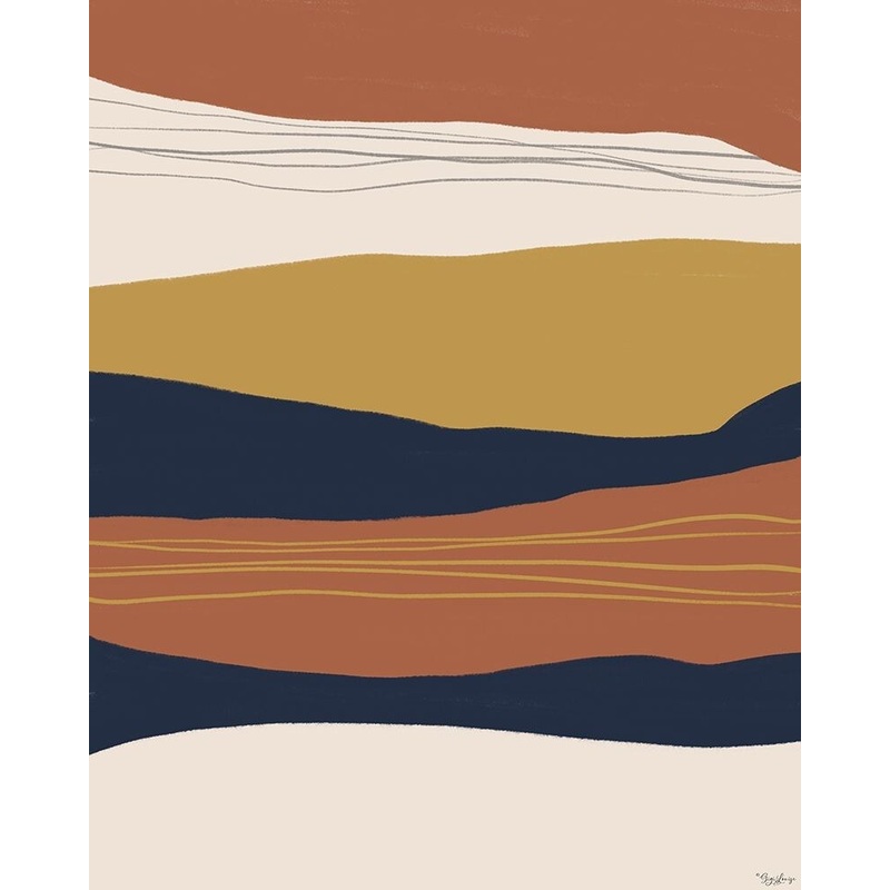 Abstract 2 Poster Print by Gigi Louise # KBRC102B