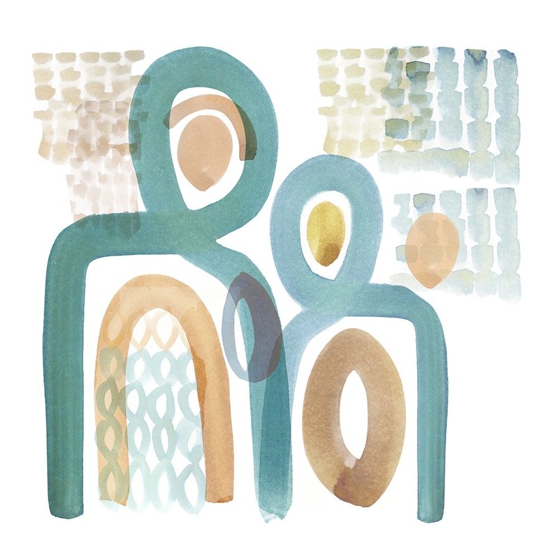 Togetherness II Poster Print by Flora Kouta # KF038A