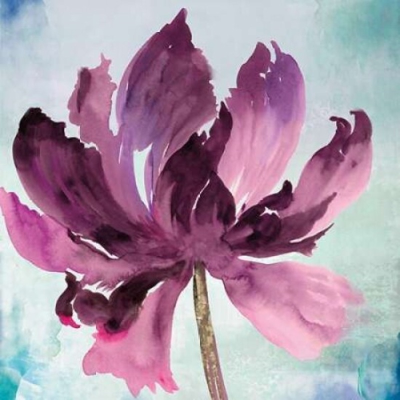 Tye Dye Floral I Poster Print by Asia Jensen
