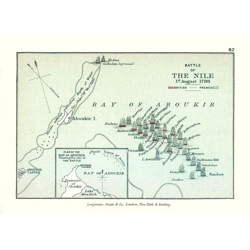 Africa Battle of the Nile 1798 Egypt Poster Print by Gardiner Gardiner # ITEG0013