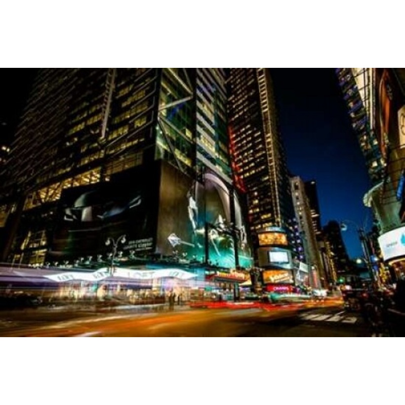 Times Square Rays of Light V Poster Print by Guilliame Gaudet