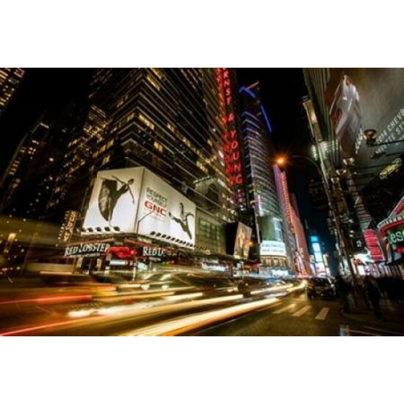 Times Square Rays of Light VII Poster Print by Guilliame Gaudet