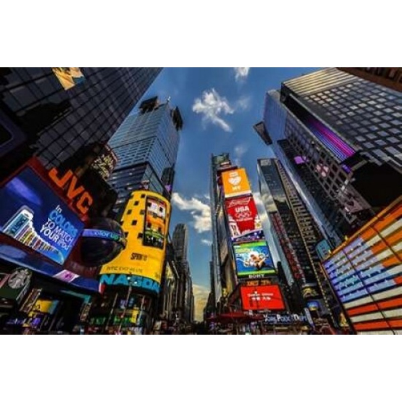 Times Square Towers Poster Print by Guilliame Gaudet