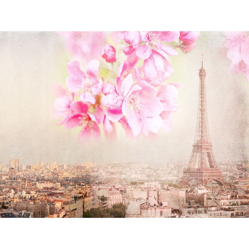 Tour Eiffel Rose Poster Print by Georgianna Lane # GA008A