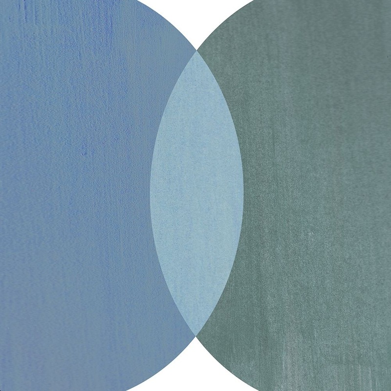 Abstract Circles Blue Poster Print by Inuit Inuit # FAF1660