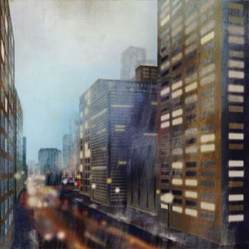Twilight City Poster Print by David Fischer