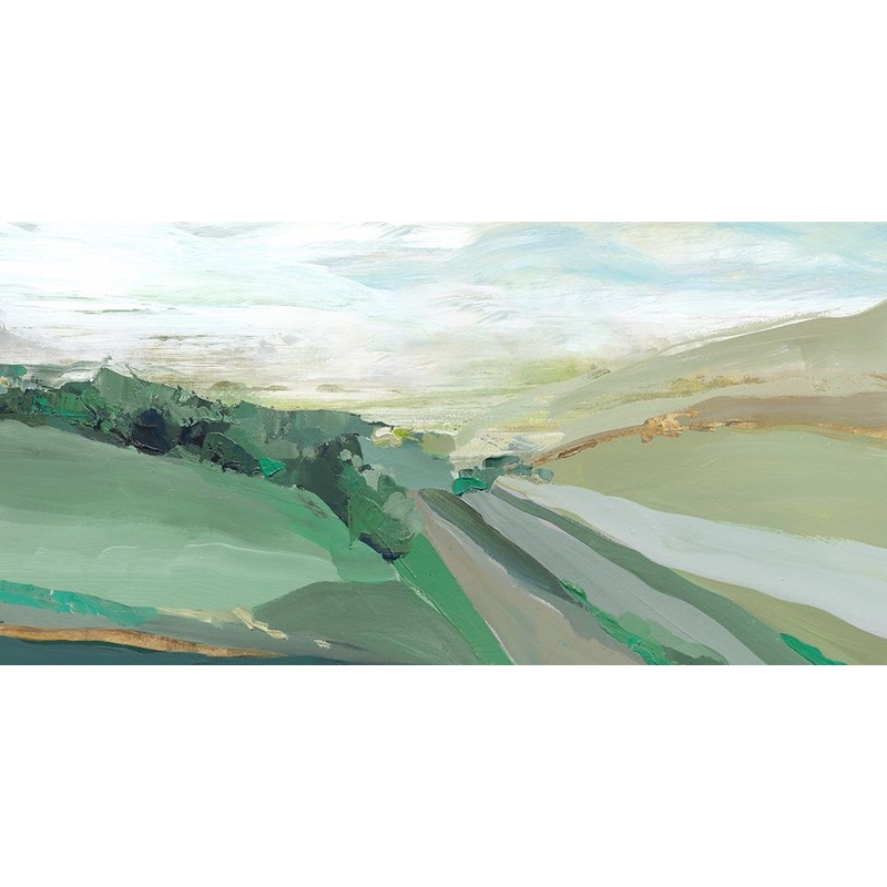 West Green Hills Poster Print by Isabelle Z Isabelle Z # EZ705A