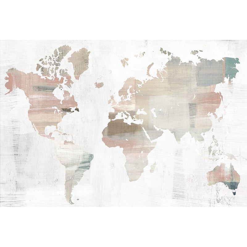World Travelers Map  Poster Print by Isabelle Z Isabelle Z # EZ574A