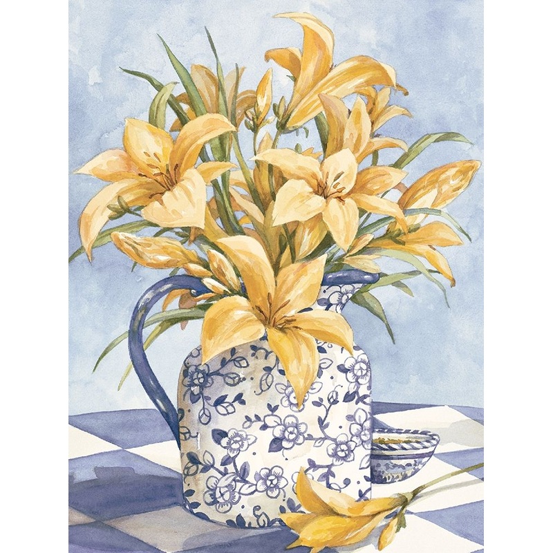 Yellow and Blue I Poster Print by Unknown Unknown # F101600