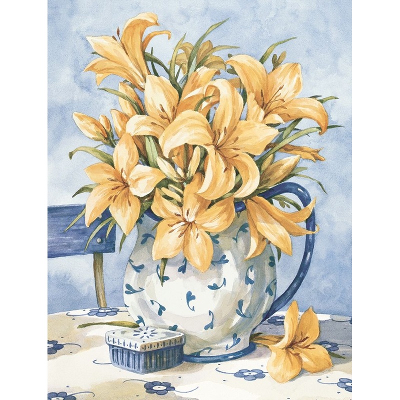Yellow and Blue II Poster Print by Unknown Unknown # F101601