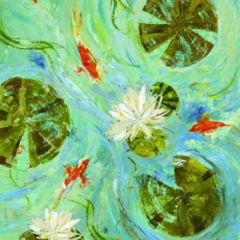 Aqueous Poster Print by Carmen Dolce