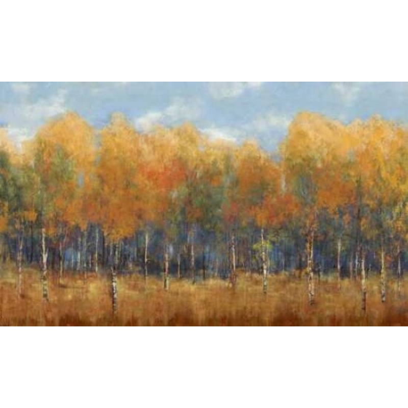 Violet Landscape Poster Print by Carmen Dolce
