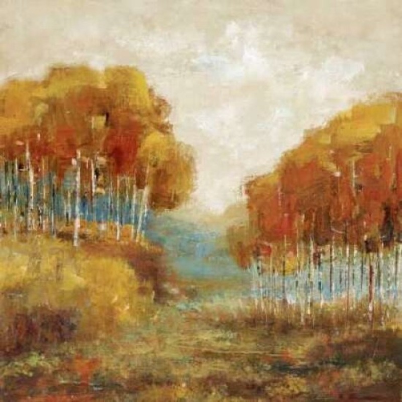 Weathered Scape II Poster Print by Carmen Dolce