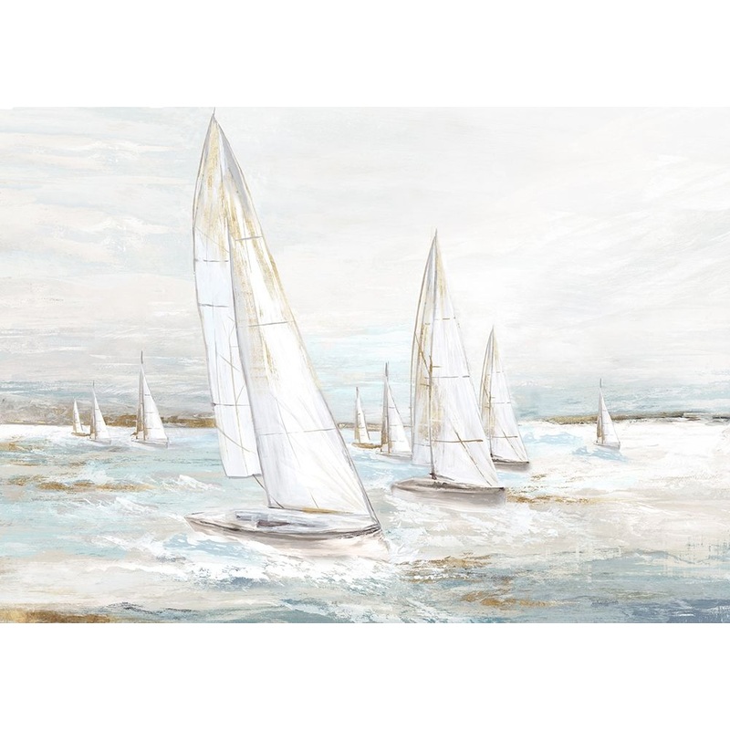 Windswept Sails I Poster Print by Eva Watts # EW541A
