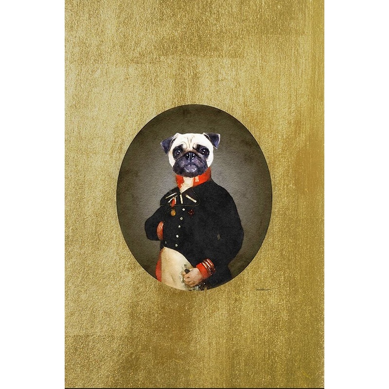 All Dressed up Pug Poster Print by Amanda Greenwood Amanda Greenwood # AGD117267