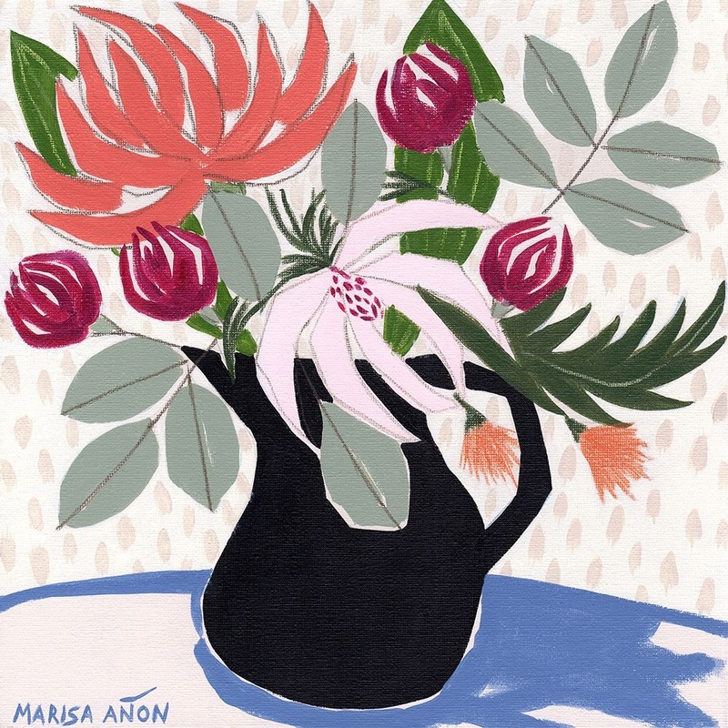 April Florals 12 Poster Print by Marisa Anon # A623D