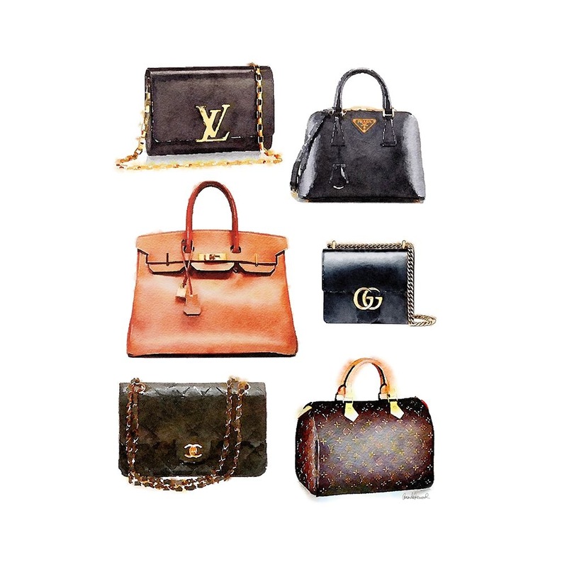 Bag Collection Poster Print by Amanda Greenwood # AGD115730