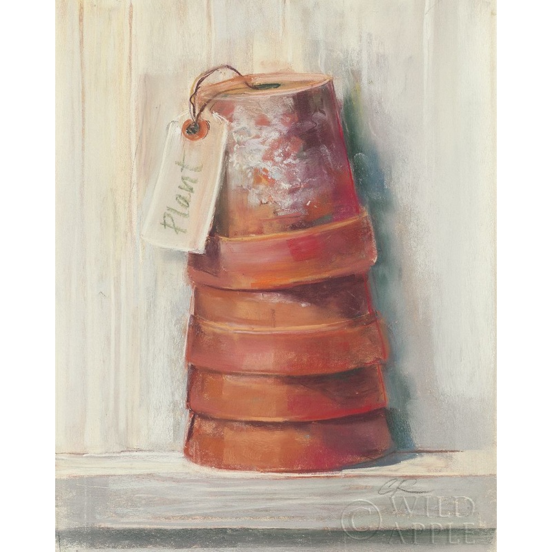 Terracotta Pots Poster Print by Carol Rowan # 8146